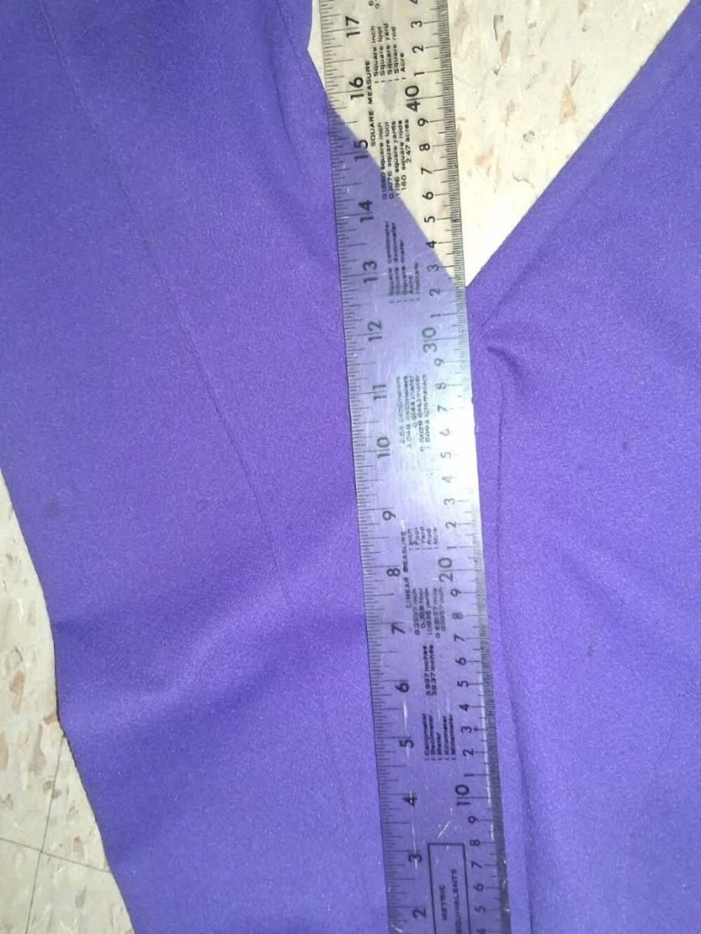 Vintage 1970s NPC Fashions Purple Leisure Suit 2-Piece Dagger Collar Flare 14